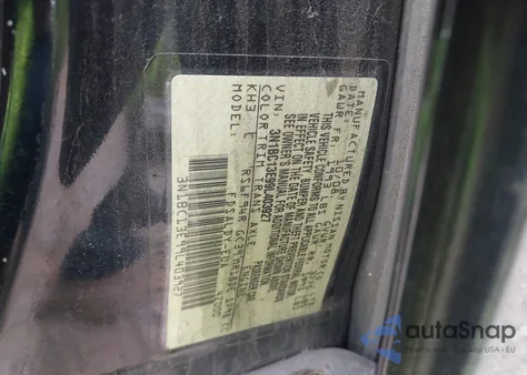 2009 Nissan Versa 1.8S z USA, uszkodzony, nr VIN 3N1BC13E99L403927